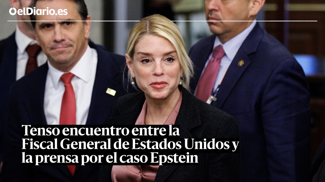 Bondi  se contradice contestando preguntas sobre el caso Epstein en un encuentro tenso con la prensa