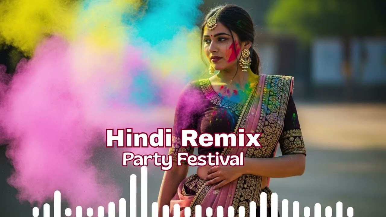 Luxury Holi Festival Hindi Remix Visual Cinematic Indian Portrait Style