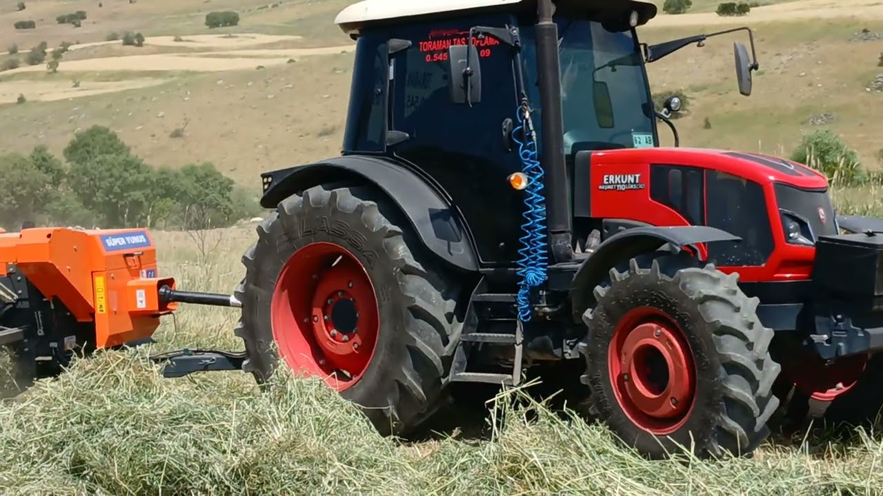 PAKSAN BALYA MAKİNESİ ERKUNT HAŞMET 110 LÜKS YULAF OTU BALYA YAPIMI ELAZIĞ MERKEZ TORAMAN TARIM