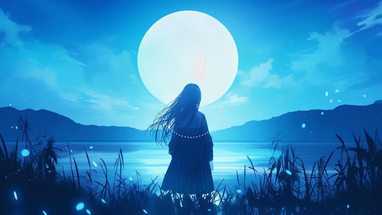 Serenity Suspended Between | Moonlit Ambient Piano & Gentle Synth