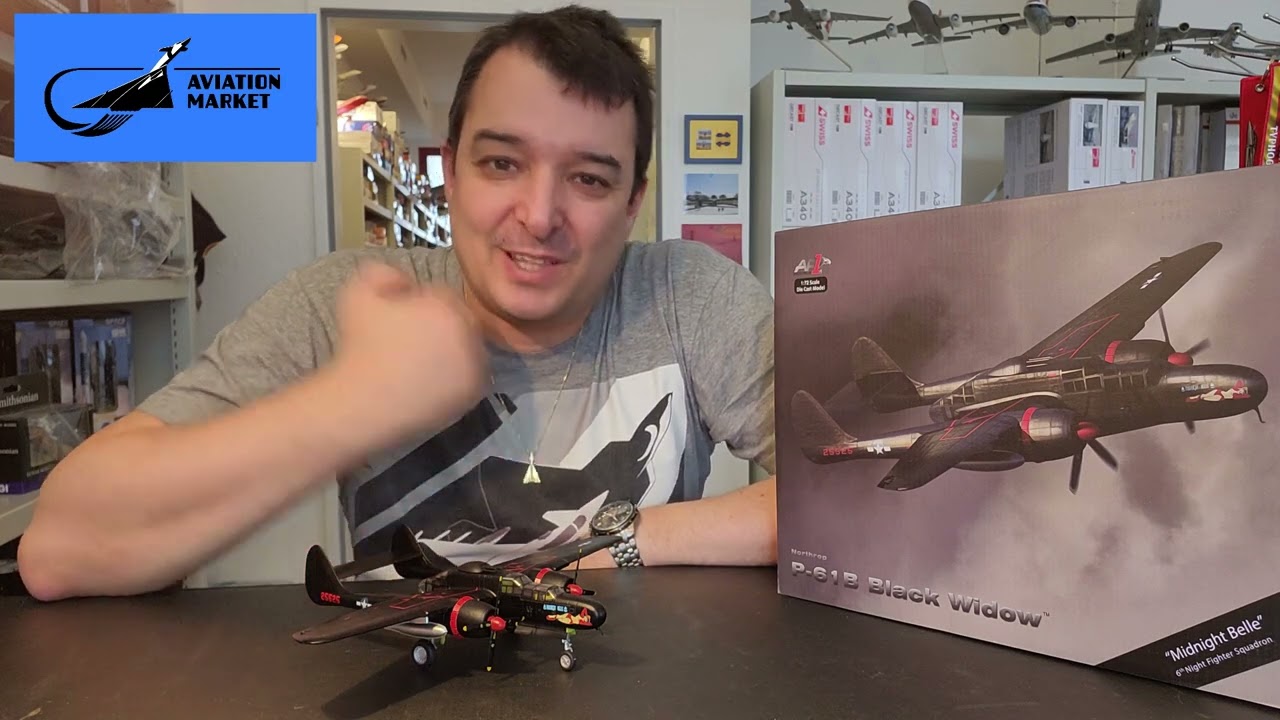 Die P-61 Black Widow von AirForce1 Mdels im Massstab 1:72