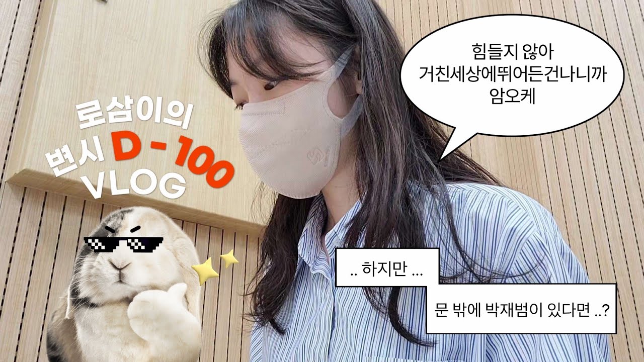 변호사시험 D-100 Vlog | 로스쿨 3학년 일상