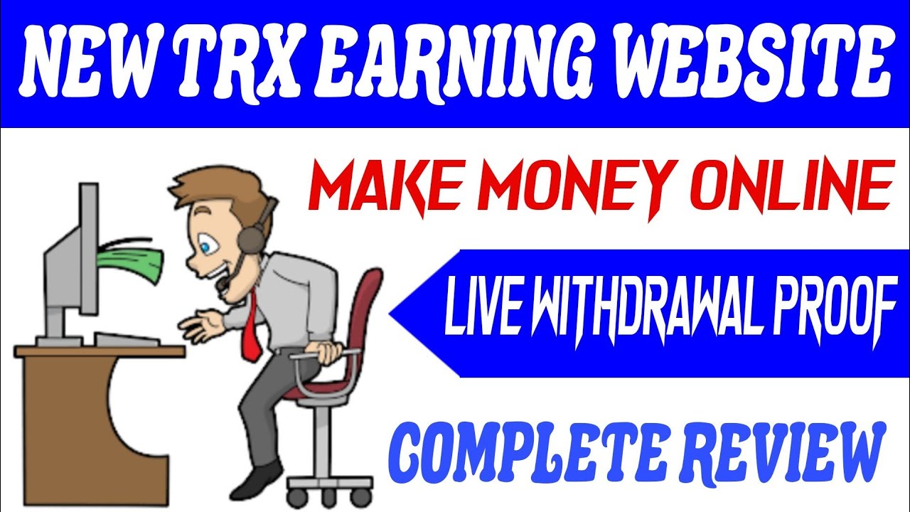 New Trx Earning website | Make Money online | Live withdrawal proof | 5000 Trx SignUp Bonus
