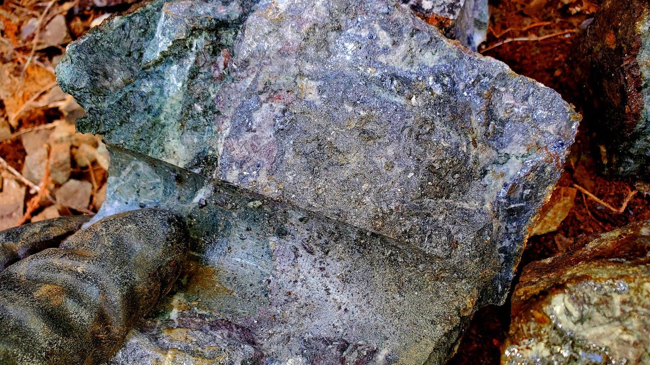 Outcrop Loaded With Galena & Sphalerite!
