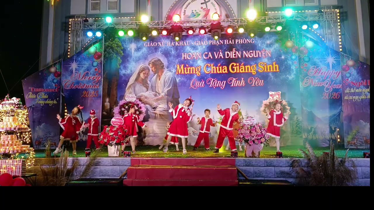 Điệu Nhảy Ông Già noel.        Thiếu nhi GHHT