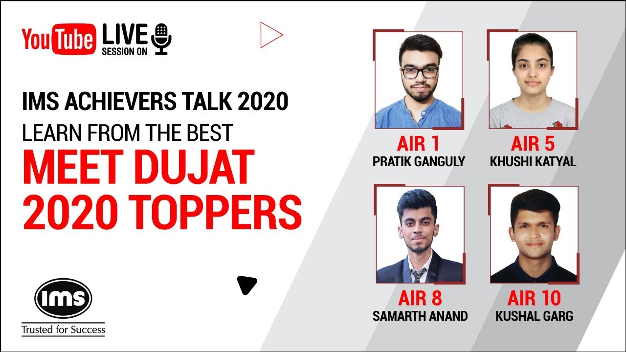Road map to Success in DUJAT -  Learn from IMS DUJAT 2020 toppers