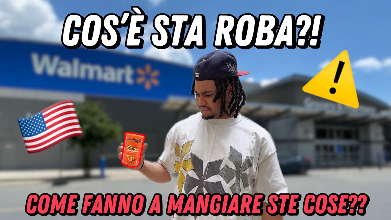 SONO STATO NEL SUPERMERCATO PIU GRANDE DEGLI STATI UNITI PER LA PRIMA VOLTA....*CIBO STRANO* 😅🇺🇸