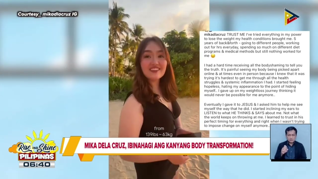 TALK BIZ | Mika Dela Cruz, ibinahagi ang kanyang body transformation!