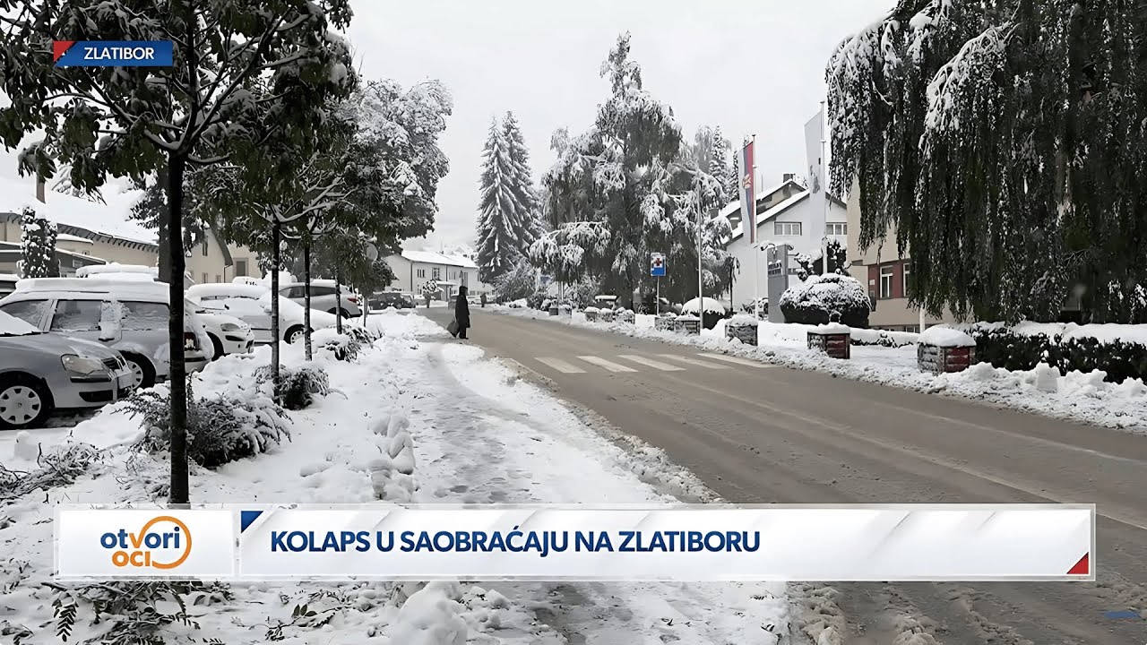 Sneg zavejao Zlatibor i napravio kolaps u saobraćaju