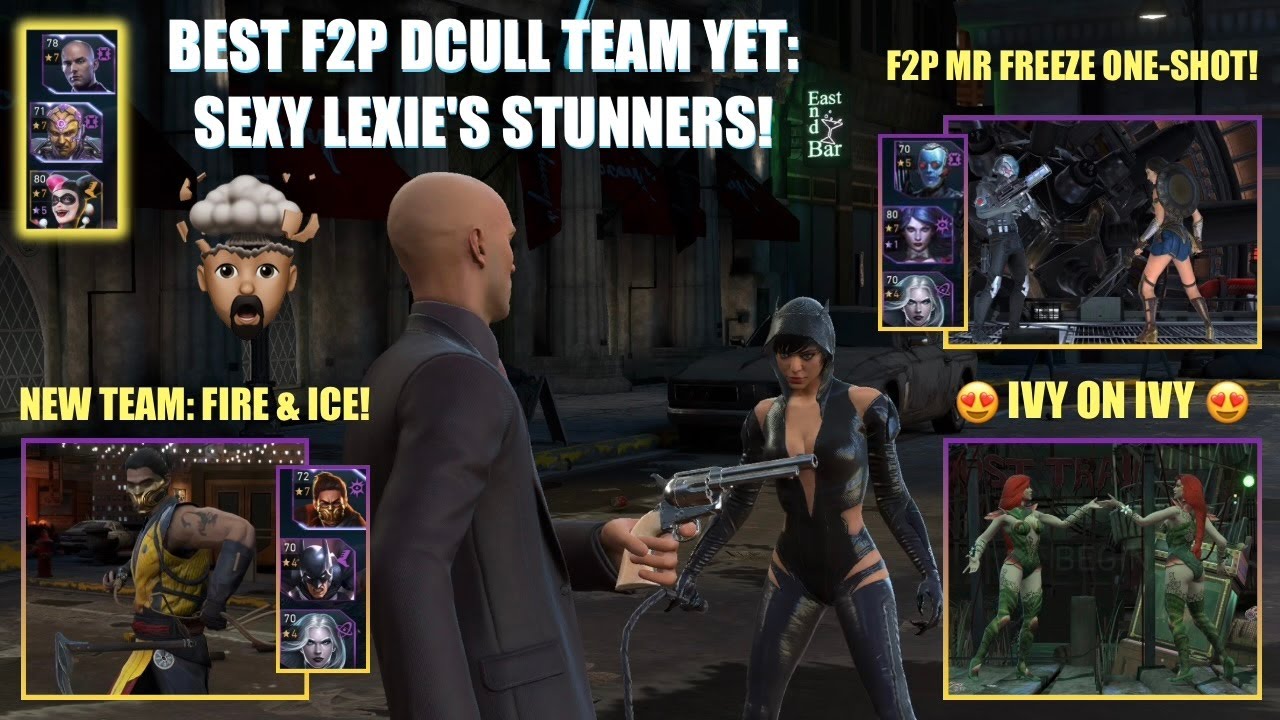 The BEST F2P DCU LEX LUTHOR team,  NEW Scorpion Team, Damage Dealer PM, more! njustice 2 Mobile