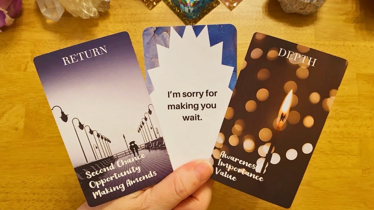I APOLOGIZE FOR MAKING YOU WAIT FOR ME! I AM COMING BACK TO BE WITH YOU! (TWIN FLAME TAROT READING)