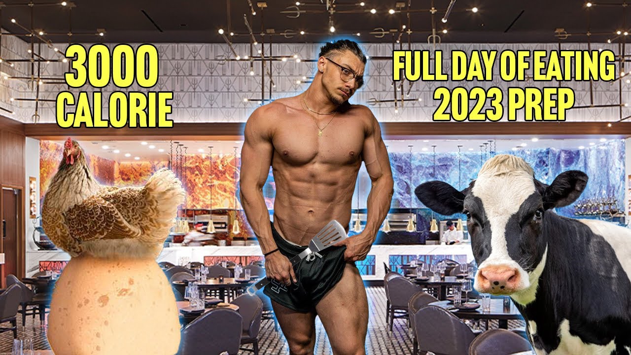 3000 calorie full day of eating on prep