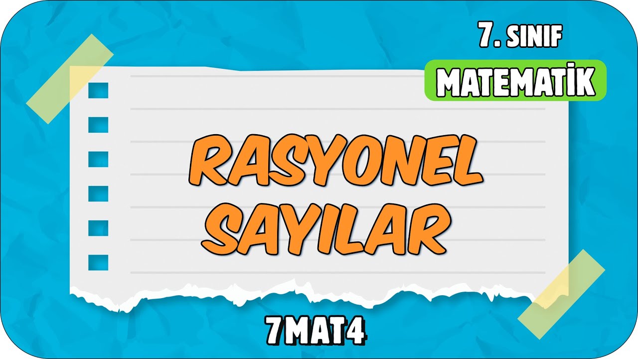 Rasyonel Sayılar 📘 7. Sınıf Matematik #2024