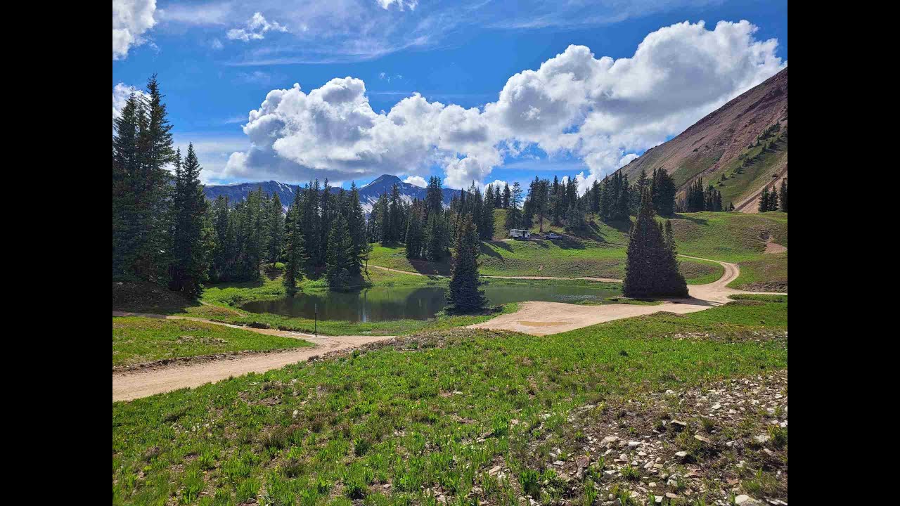 Paradise Divide, Colorado via Slate River Road - Jeep JT towing Micro Minnie 2108FBS