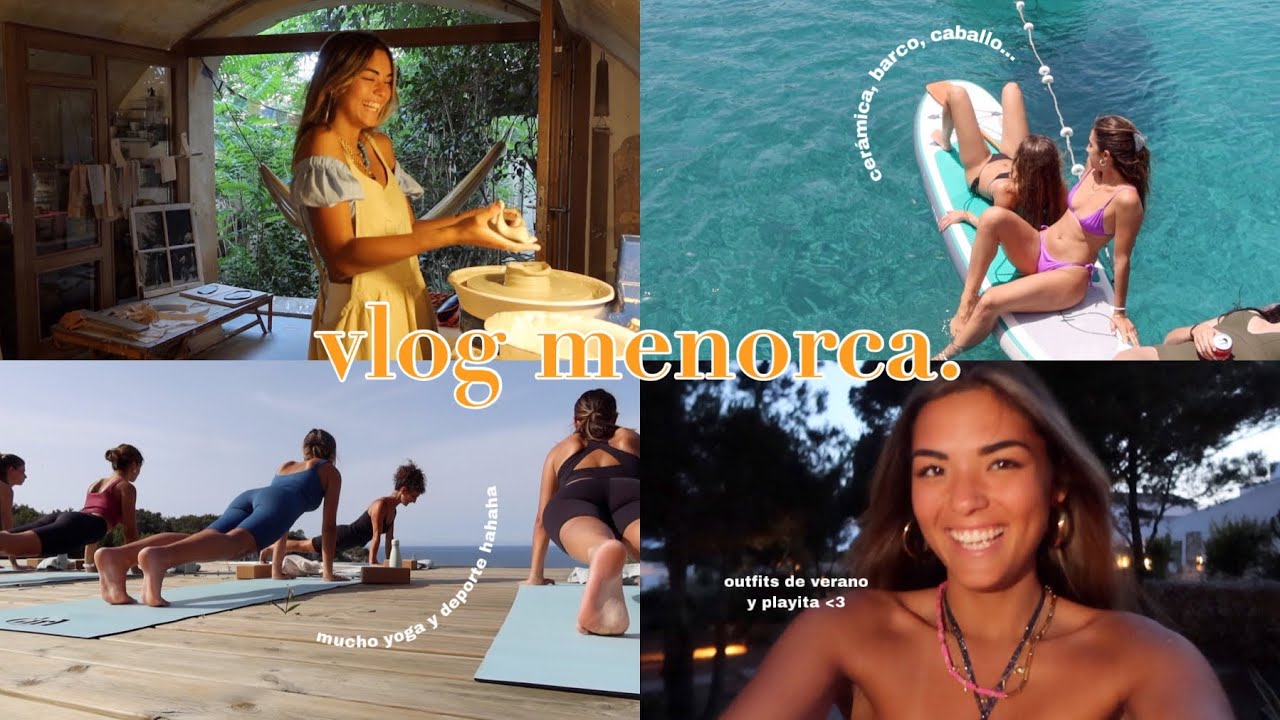 viajecito a menorca; cerámica, barco, yoga, caballo... | vlog | clakovi