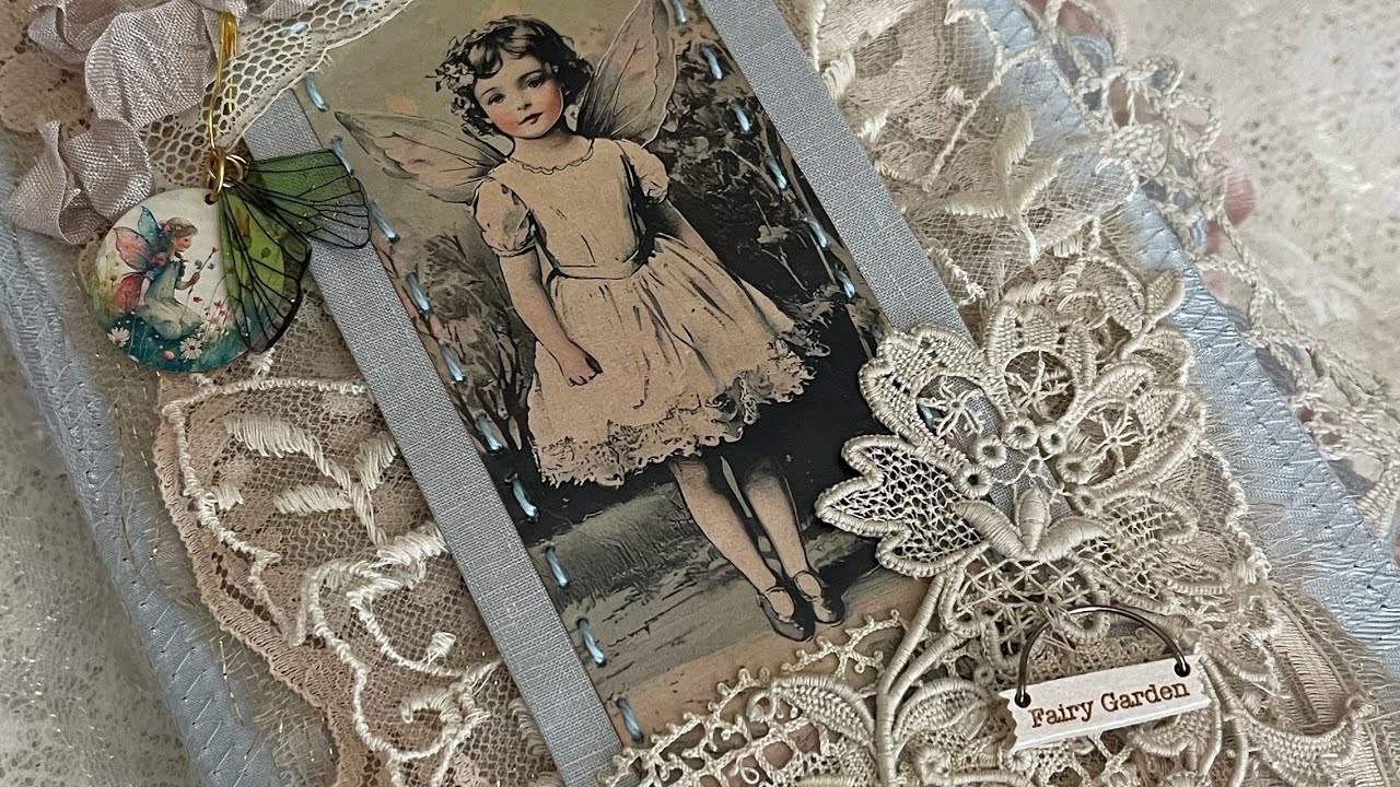 Fairytales in Blue - vintage & antique lace journal