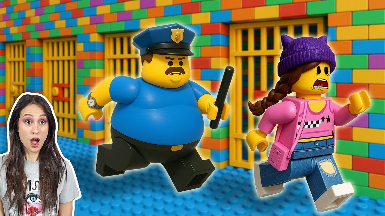 UIT DE LEGO GEVANGENIS ONTSNAPPEN in Roblox! || Fan Friday