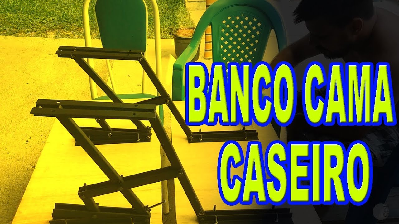 BANCO CAMA CASEIRO - DIY FAÇA VOCÊ MESMO