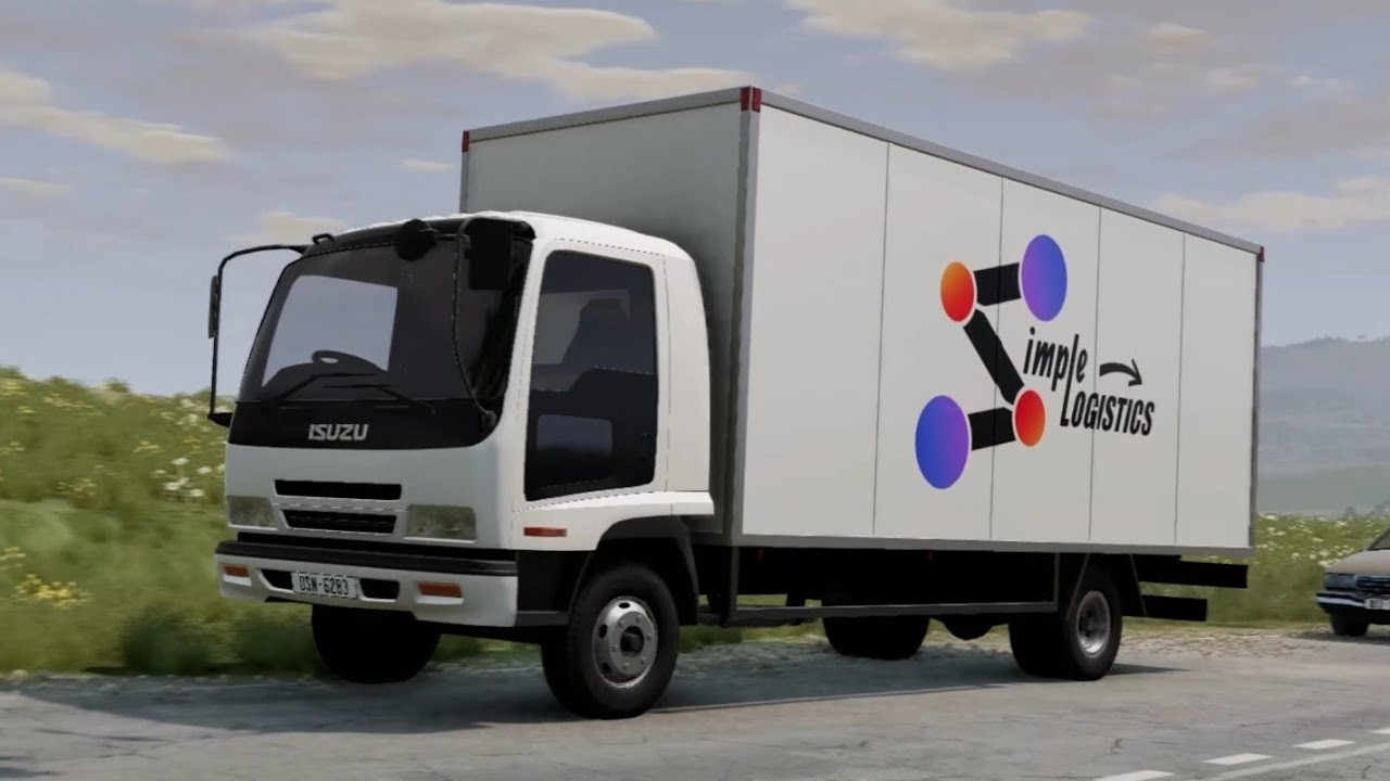 BeamNG Drive | Work vehicles spotting in Barbents Homerange #3