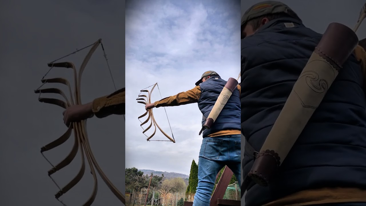 This Bow Actually Works! 🎯  #bowandarrow  #archery #recurvebow