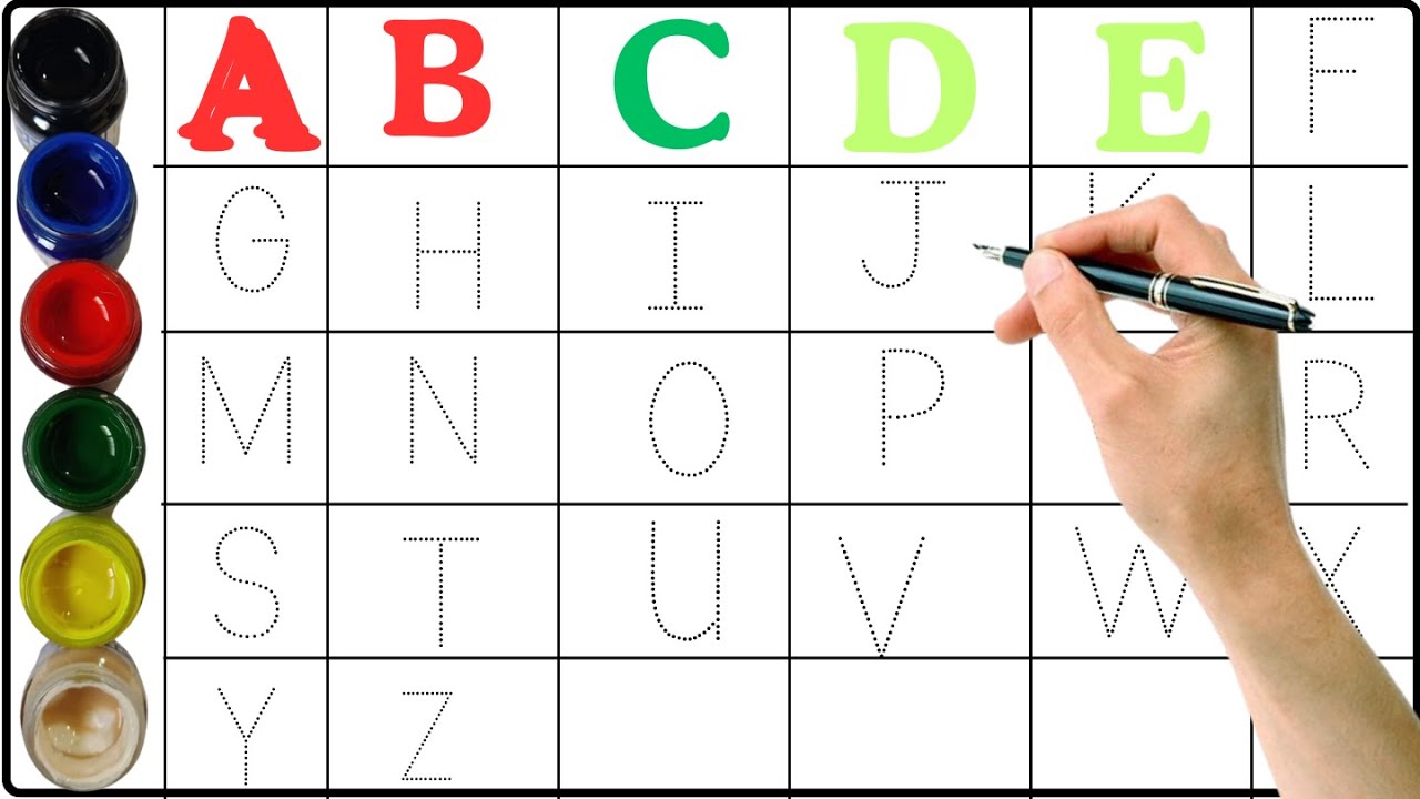 ABC song | Alphabet |  A to Z |  ABCD |  Kids rhymes |  ABC Drawing |  part 2