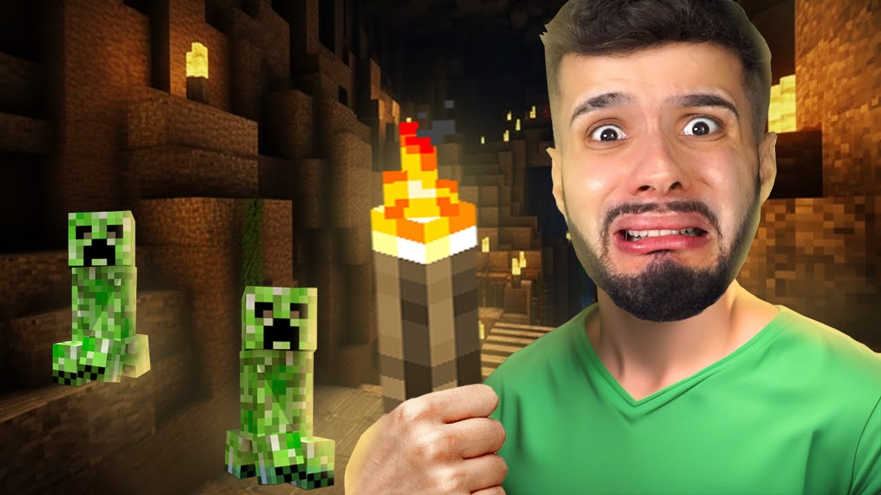 O COMEÇO DA AVENTURA NO MINECRAFT EXPLORANDO ATRÁS DE RECURSOS!