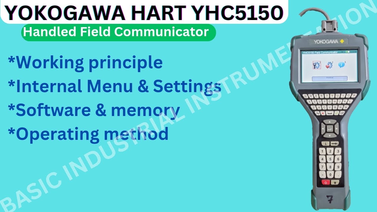 YOKOGAWA HART YHC5150 setting and configuration #hart #communicator #yokogawa #yhc5150 #whatishart