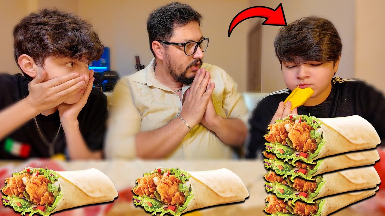 10 ƏDƏD KFC TWISTER YARIŞMASI! OĞULLARIMLA KİM DAHA &Ccedil;OX YEDİ?! 🌯