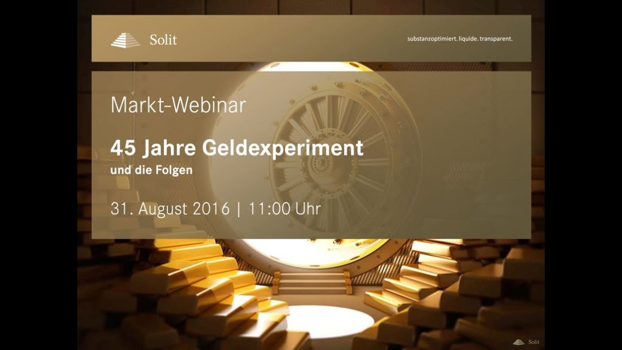 45 Jahre Geldexperiment und die Folgen