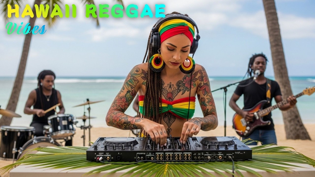 Tropical Hawaiian Reggae 🌴 | Feel-Good Chill Music for Relaxation 🌊🎸