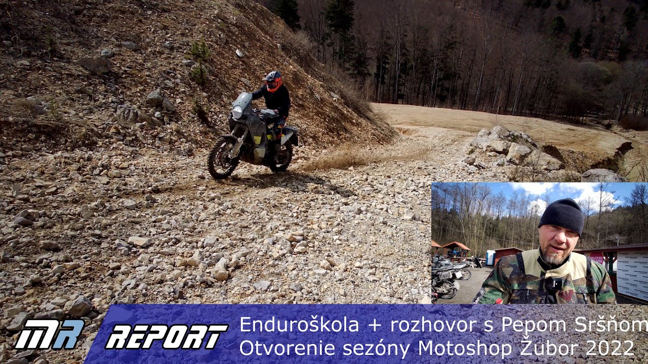 Enduro škola + rozhovor s Pepom Sršňom - Otvorenie sezóny Motoshop Žubor 2022 - motoride.sk