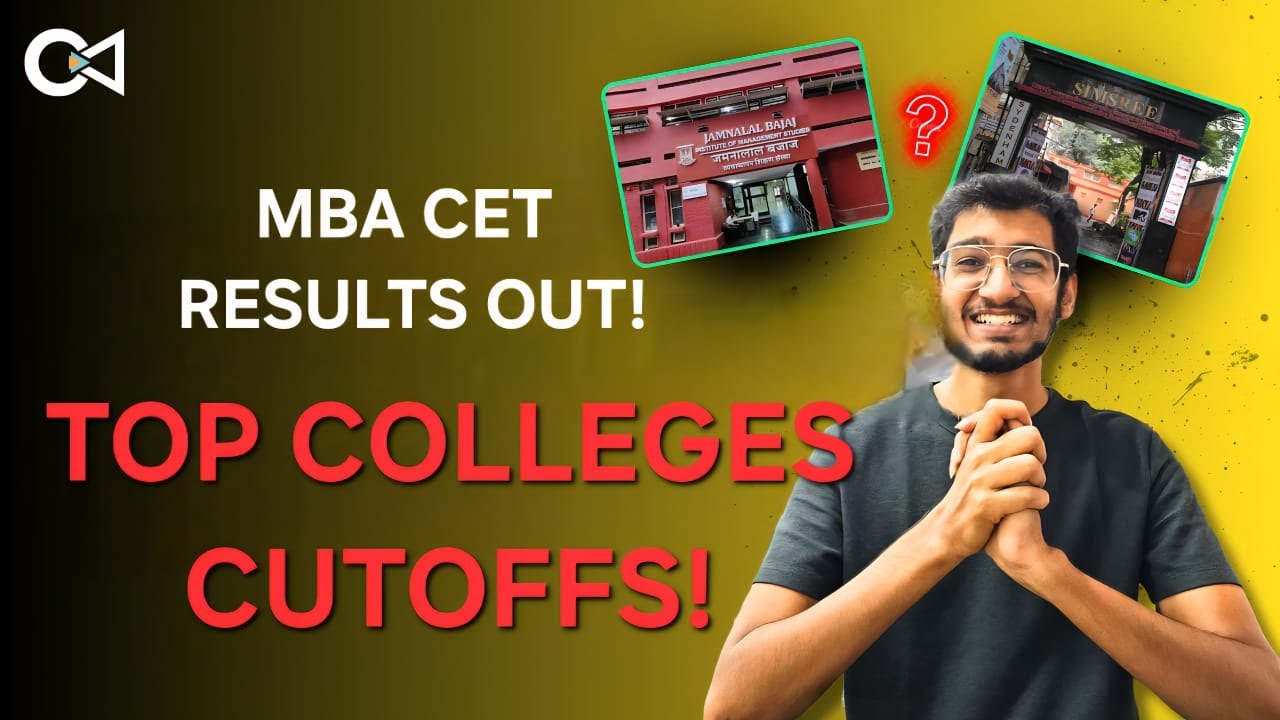 MBA CET Top Colleges CutOffs? | Which college will you get? | MBA CET Results Out | Crack Every Test