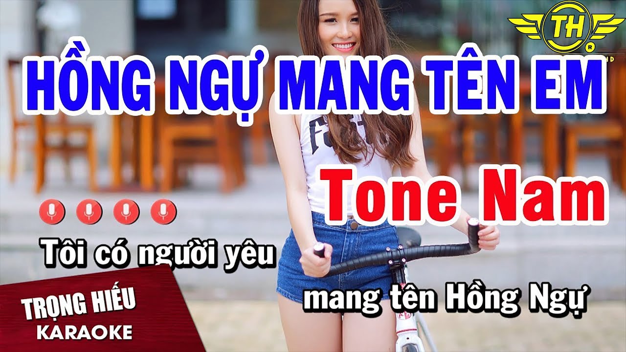 karaoke Hồng Ngự mang Tên Em Tone Nam Nhạc Sống | Trọng Hiếu