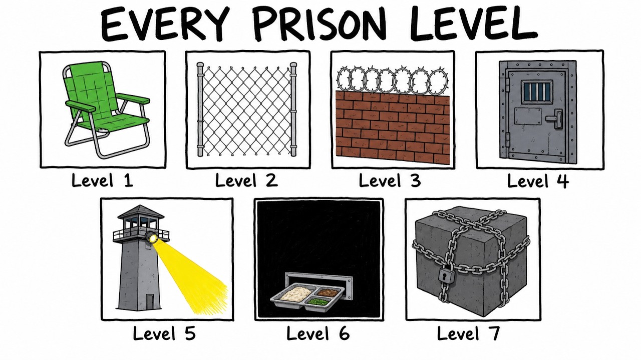 Every Level of US Prison Security Explained in 8 minutes