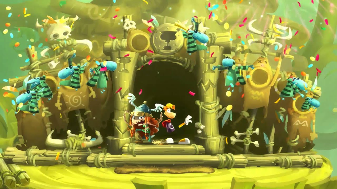 Rayman Legends - Multiplayer Gameplay (DEMO PT BR)