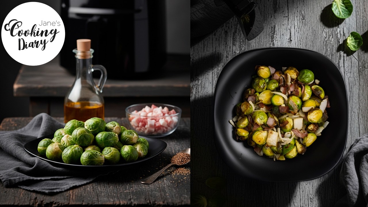 Brussels sprouts in the air fryer – crispy and ready in 15 minutes