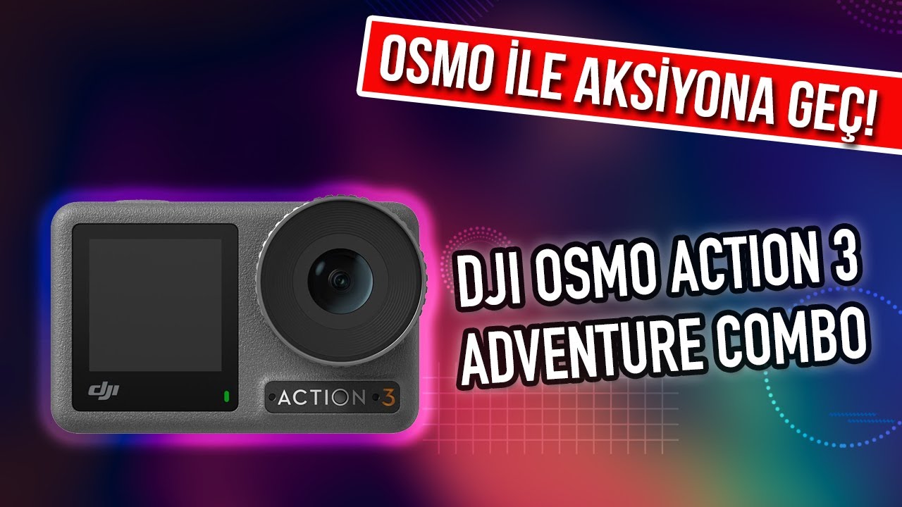 DJI Osmo Action 3 Aksiyon Kamerası Kutu Açılışı ve Detaylı İnceleme!
