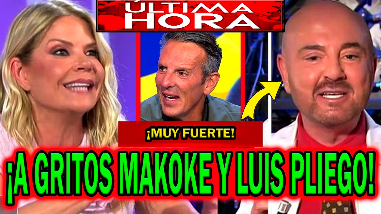 💥¡SE LÍAN A GRITOS! MAKOKE Y LUIS PLIEGO EN DIRECTO CON JOAQUÍN PRAT Y ANTONIO MONTERO EXPLOTA