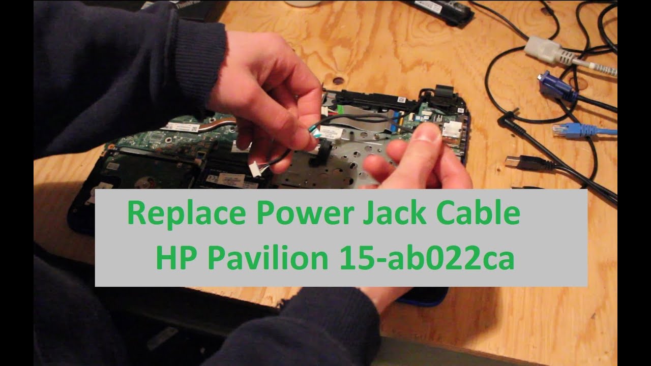 HP Pavilion 15-ab022ca Power Jack Replacement