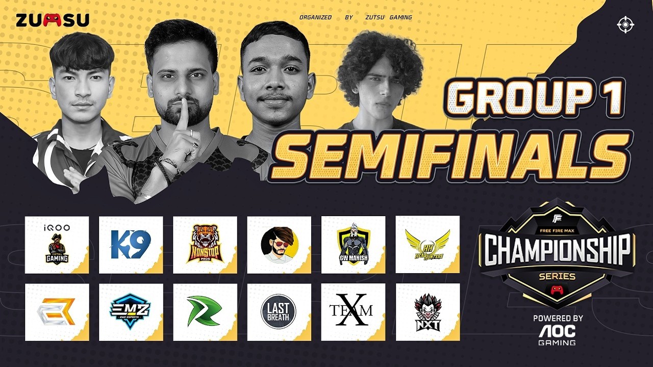 🔴 Semi Finals D1: Championship Series | Ft. tg, ng, k9, and more || TEZ FFMIC 2026 SPRING