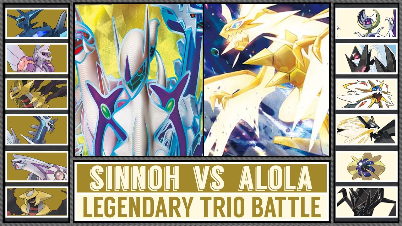 Legendary Pokémon Battle: SINNOH vs ALOLA