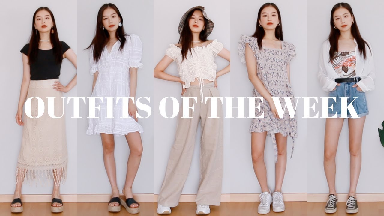 SUMMER OUTFITS OF THE WEEK