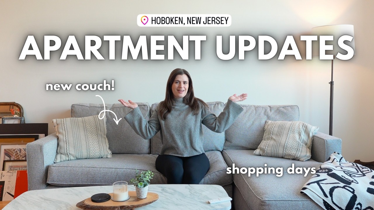 Major home updates & shopping for decor vlog (HomeGoods and the Anthro outlet)