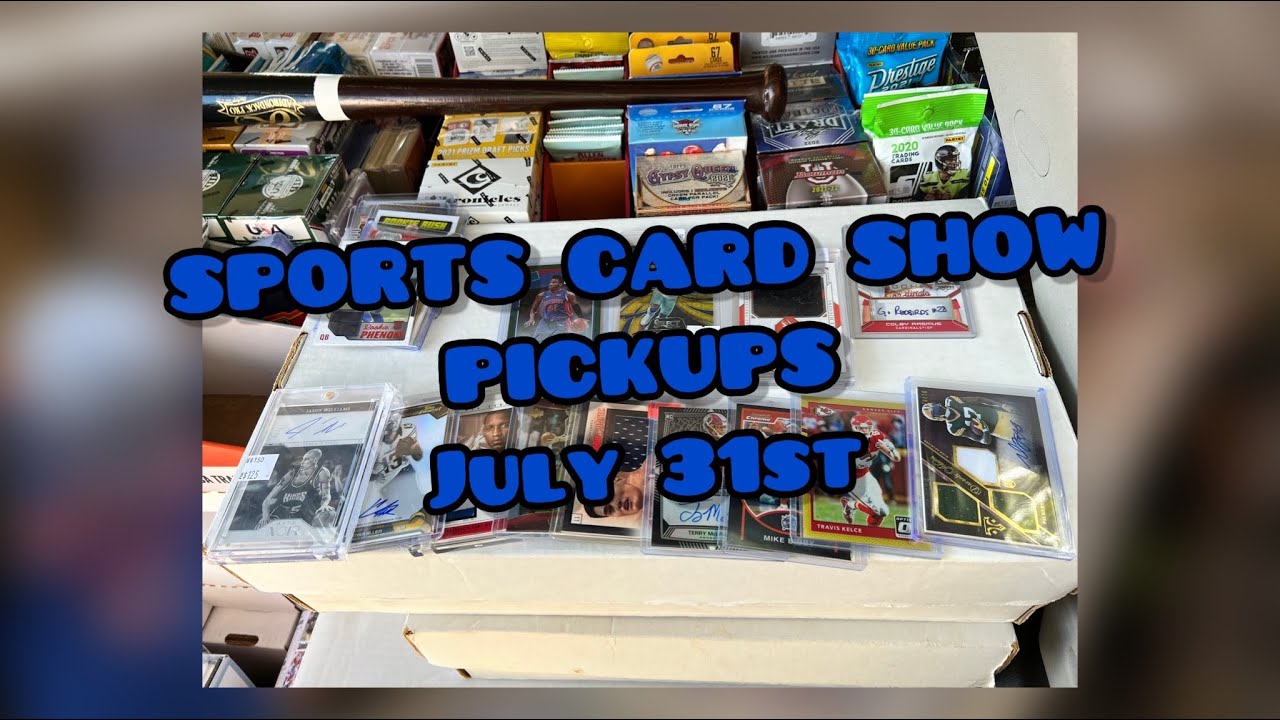 St. Louis Sports Card Show!!! Awesome pickups, Gold Vinyl, Optic, 1/1&rsquo;s, Cracked Ice!