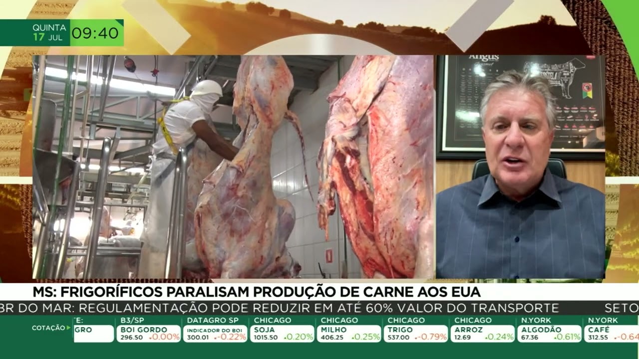 MS: frigoríficos paralisam produção de carne nos EUA
