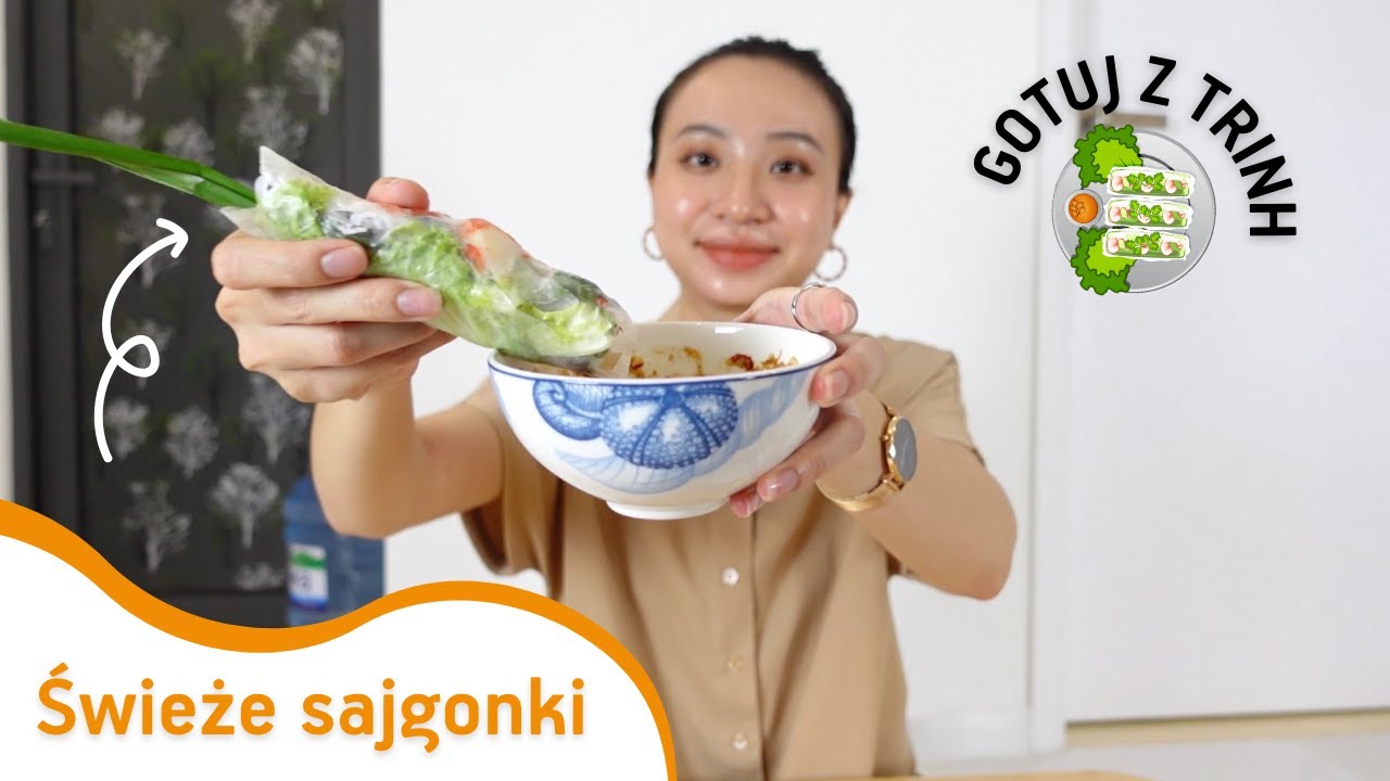 Jak zrobić świeże wietnamskie sajgonki | Gotuj z Trinh | Ok!Azja