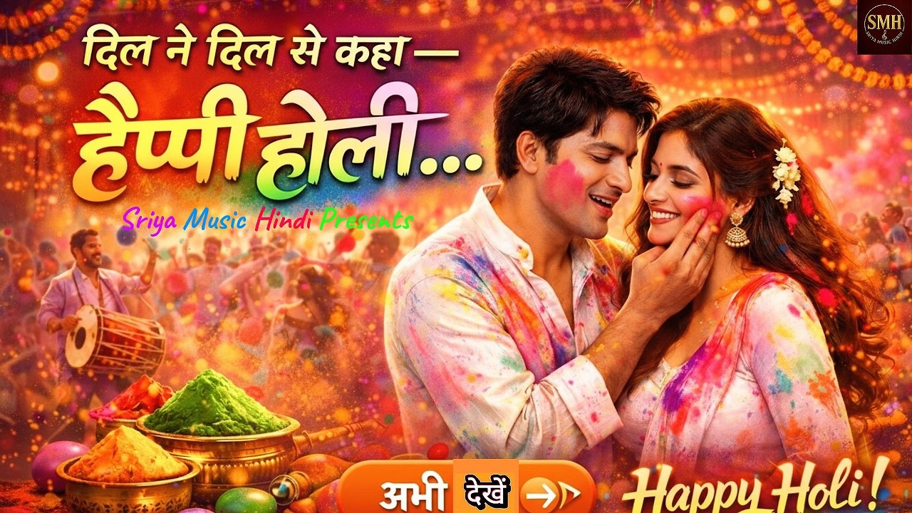 Dil Ne Dilse Kaha… Happy Holi ❤️🎨 | Romantic Holi Dance Song 2026 | Sriya Music Hindi