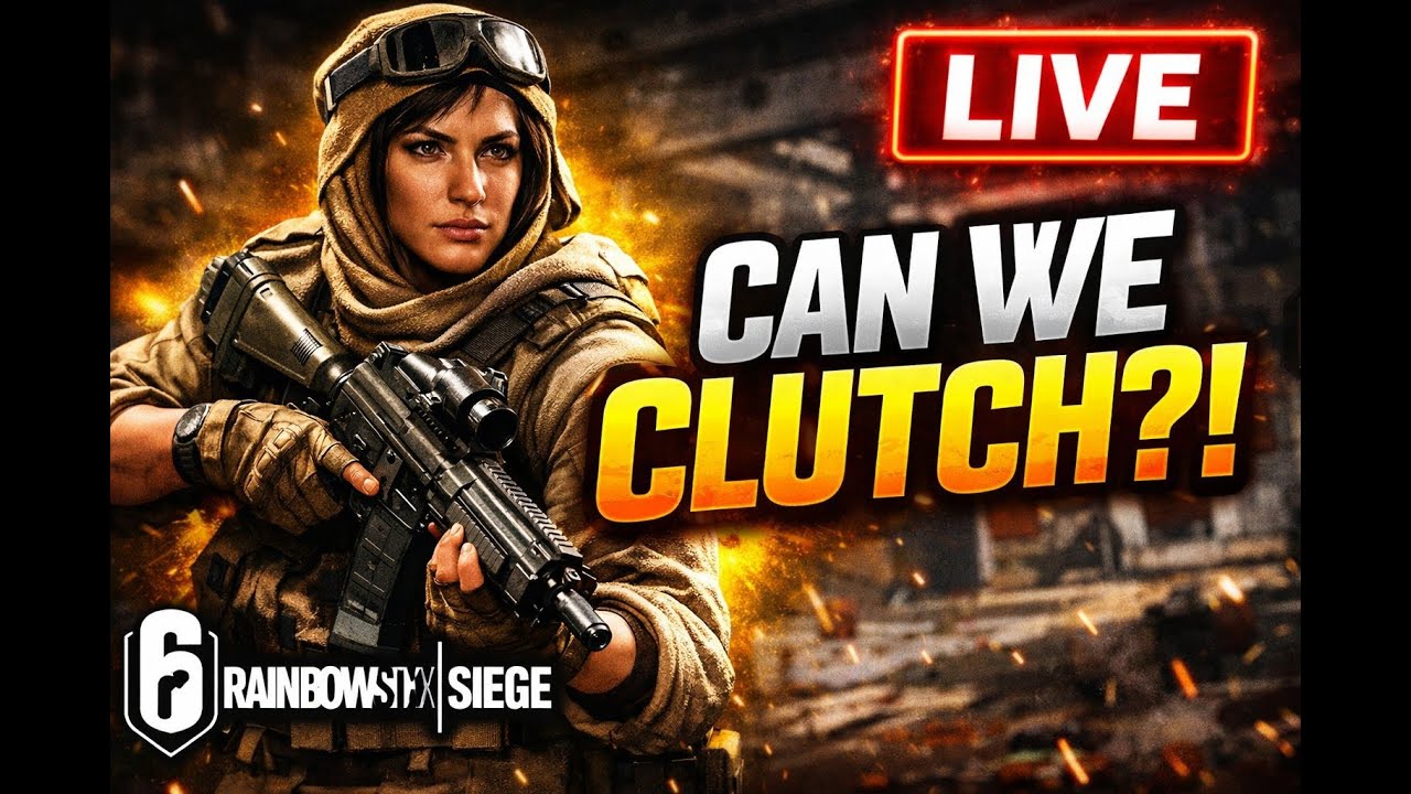 🔴 LIVE Rainbow 6 Siege | Let's See If I Can Clutch.