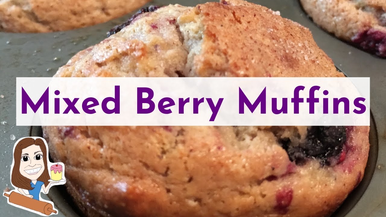 Mixed Berry Muffins | After School Snack Collaboration