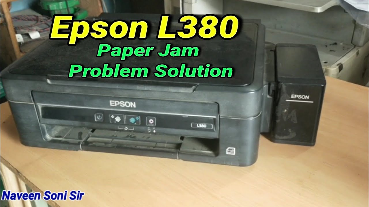 Epson L380 Printer Paper Jam Problem Solution। All Epson Printer Works This Trick।@NaveenSoniSir